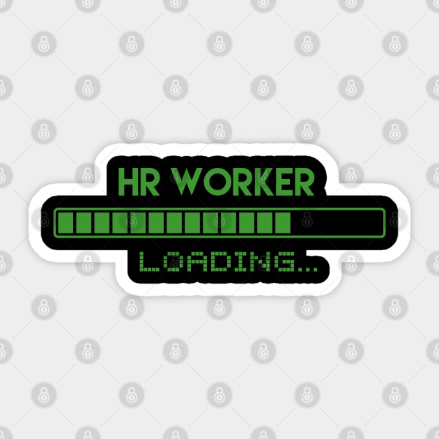 HR- Worker Loading Sticker by Grove Designs